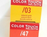 Wella Color Touch RELIGHTS Demi-Permanent Hair Color ~2 fl oz~ BUY 4; GE... - £5.90 GBP