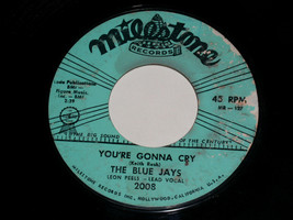 The Blue Jays You&#39;re Gonna Cry Lover&#39;s Island 45 Rpm Record Vintage Milestone - £12.73 GBP