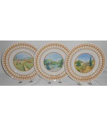 Set (3) Villeroy &amp; Boch CORBEILLE PATTERN 8 1/8&quot; Salad Plates - $49.49