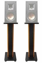 Pair 28&quot; 2-Tone Speaker Stands For Klipsch R-15PM Bookshelf Speakers - £146.01 GBP