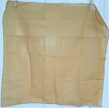 100% Nylon Handkerchief ~ gold ~ Made in Japan ~ RN 14750 ~ vintage - $15.84