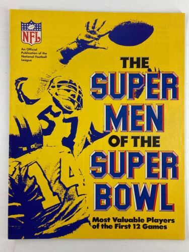 1978 NFL Publication The Super Men of The Super Bowl MVPs of 1st 12 Games - $9.45