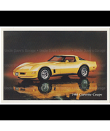 1980 Chevrolet CORVETTE Coupe: Original Dealer Promo Vintage Postcard UN... - $4.99