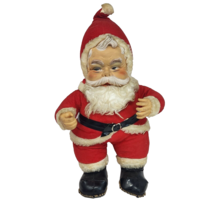 Vintage Rushton Star Creation Christmas Santa Claus No Coke Bottle Stuffed Plush - £113.78 GBP