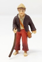 Schleich HTF Barefoot Hiking Boy w Walking Stick Traveler Shepherd 2006 Satchel - £18.28 GBP