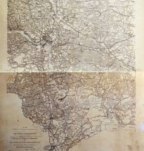 Map Chambliss Richmond VA Civil War Reproduction 12 x 10&quot; Military Histo... - £15.79 GBP