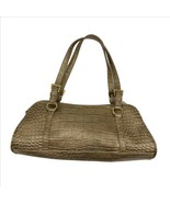 Bisou Bisou Michele Bohbot Gold Color Faux Snake Skin Purse - $276.07 MXN