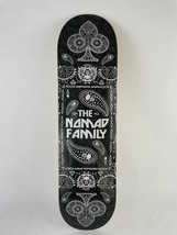 Nomad skateboards - the Black Bandana - Hard rock maple 8.25&quot; with grip - £37.58 GBP