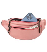 Men Women Fanny Pack Belt Waist Bag Cross body Bag Shoulder Travel Sport Pouch - £11.98 GBP
