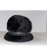 Vintage Marche&#39; Exclusive Faux Fur Bucket Derby Hat 22 ITALY - $82.04 CAD
