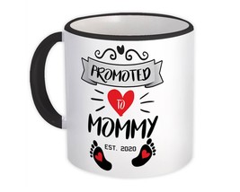 Promoted to Mommy : Gift Mug Announcement Pregnant Baby Mother MOM - £12.74 GBP