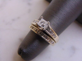 Women&#39;s Vintage Estate 14K White Gold Diamond Ring, 4.7g E2534 - £916.38 GBP