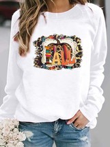 Clothing Fall Autumn  Spring Print Women  Track 90s Pullovers Female Hoodies Cas - £57.20 GBP