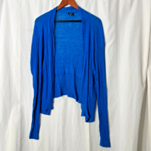 Eileen Fisher Womens Linen Blue Open Sweater Sz 2X Plus Size - £14.78 GBP