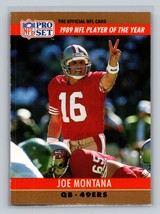 Joe Montana #2a 1990 Pro Set San Francisco 49ers - £1.56 GBP