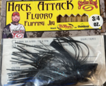 Strike King #HAFFJ34-2 Hack Attack Fluoro Flipping Jig Size 3/4oz-NEW-SH... - £11.65 GBP