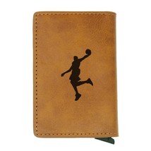 Classic Basketball sport  Credit Card Holder Anti-Theft Automatic Wallet Card Ca - £15.25 GBP