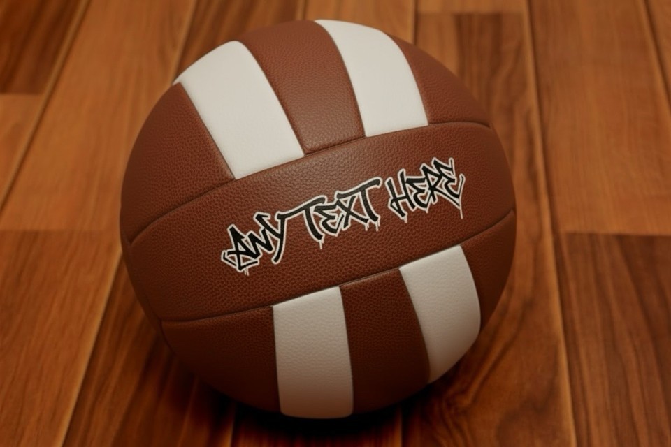 Personalized Painted Custom Hand-Painted Football Item image 3