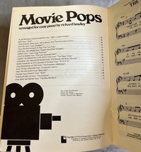 Movie Pops Easy Piano Edition 1974 Screen Gems Richard Bradley - £7.71 GBP