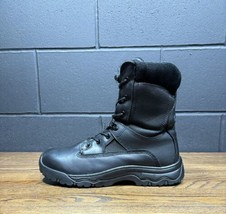 Hanagal Escalade Black Leather Tactical SWAT Combat Boots Zip Men’s 10.5 - £48.04 GBP