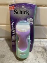 Schick Silk Effects Plus  1 Razor 2 Blades  & Shower Hanger New Old Stock VTG - $18.99