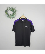 NWT Genuine Merchandise Men&#39;s Polo Colorado Short Sleeve Shirts, Black, ... - £10.16 GBP