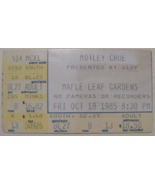 Motley Crue 1985 Original Ticket Stub Toronto Tommy Lee Maple Leaf Garde... - $280.73 MXN