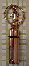 A Gold Key Chain Urn,Stainless Steel Cremation Jewelry,Keepsake Urn,Cremation - £7.56 GBP