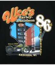 Harley Davidson XL mens Black T-Shirt - 2016 86th Anniv. Kenosha, Wisconsin - £12.67 GBP