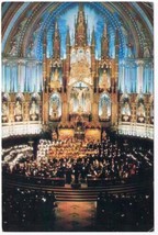 Quebec Postcard Montreal L&#39;Eglise Notre Dame Church - £2.34 GBP