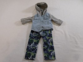 American Girl Truly Me Camo Cool Outfit for 18&quot; Dolls Boy Clothes Hoodie - £22.96 GBP