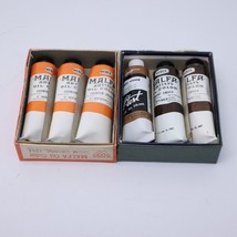Vtg New Old Stock Artist Oil Color Paint Tubes Weber Malfa Bellini &amp; More D - $86.99