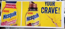Nesquik Chocolate Milk Your Crave Preproduction Advertising Art Work Str... - $18.95