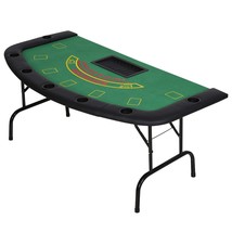 Soozier 72&quot; Folding Poker Table - Blackjack, Texas Hold&#39;em - £325.46 GBP