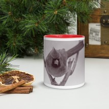 Cardinal Ceramic Coffee Tea Mug | Nature Lovers Red And Gray 11 oz Beverage Cup - £11.90 GBP