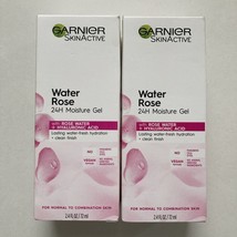 2 Pack - Garnier Skin Active Water Rose 24H Moisture Gel, 2.4 fl oz ea - $28.49