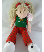 Jolly Janie 2001 Ty Beanie Boppers Christmas Doll With Tag in PJs and Sl... - $15.24