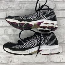 Asics Women’s Gel Nimbus 12 IGS Purple Black Silver Running Shoes Size 6 US - $51.44