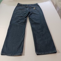 Carhartt BD1484-M Relaxed Fit Jeans Men’s Blue Cotton Blend Jeans Size (32×30) image 12