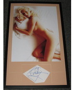 Christina Aguilera Signed Framed 19x32 Poster Display JSA - £388.35 GBP