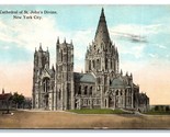 Cathedral of St John the Divine  New York City NY NYC DB Postcard P27 - £1.55 GBP