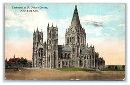 Cathedral of St John the Divine  New York City NY NYC DB Postcard P27 - £1.54 GBP