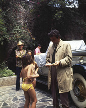 Columbo Peter Falk signing autographs on set 8x10 Photo - $7.99