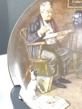 1984 Norman Rockwell Vintage Collectors Plate &quot;The Storyteller&quot; Limited Edition - £4.69 GBP