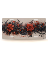 Gothic Red Rose Novelty License Plate - $21.66 CAD