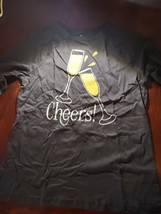 Cheers! Size Small Long Sleeve Black Shirt - £11.07 GBP