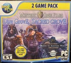 Mystery Case Files DIRE GROVE  Sacred Grove 2 Game Pack PC Computer Games CD - £3.96 GBP