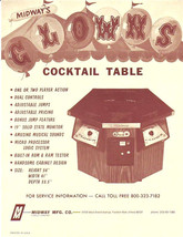 Clowns Cocktail 1978 Video Arcade Game Sales Flyer Vintage Promo Retro Artwork - £10.40 GBP