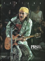 PRS Carlos Santana SE Signature Series Guitar 1995 advertisement 8 x 11 ad print - $4.50