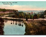 Canyon City Park and Lake Kansas City Missouri MO UNP DB Postcard P20 - $3.91